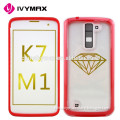 guangzhou mobile phone accessories for LG K7/M1 transparent case